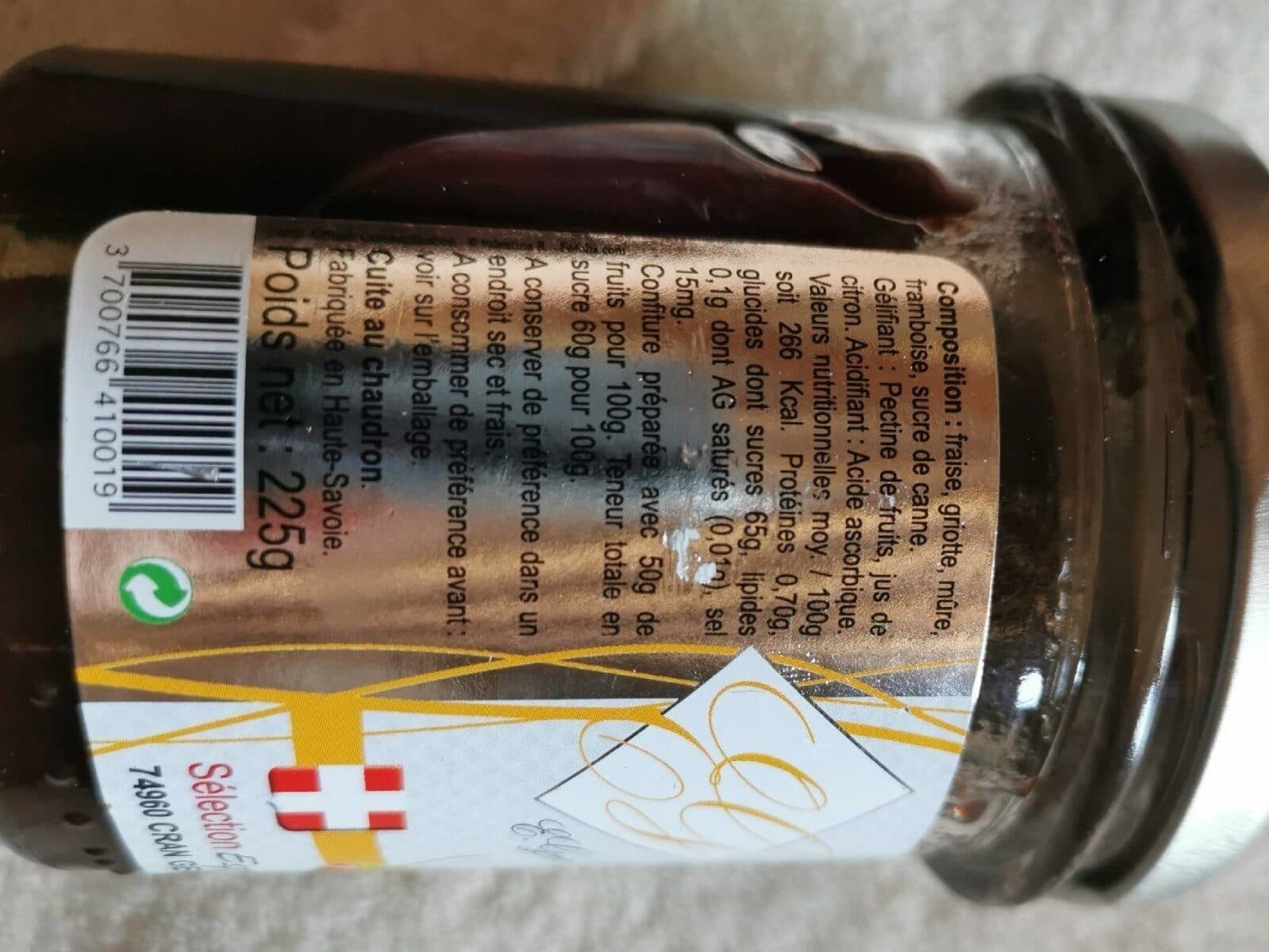 Esprit Gourmet Confiture fruits des bois packshot