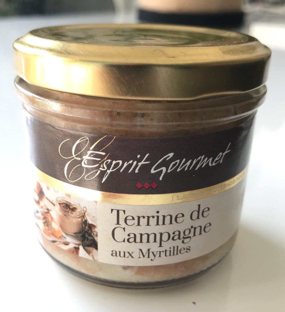 Esprit Gourmet Terrine de Campagne aux myrtilles packshot
