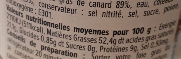 Esprit Gourmet Bloc de foie gras de canard packshot