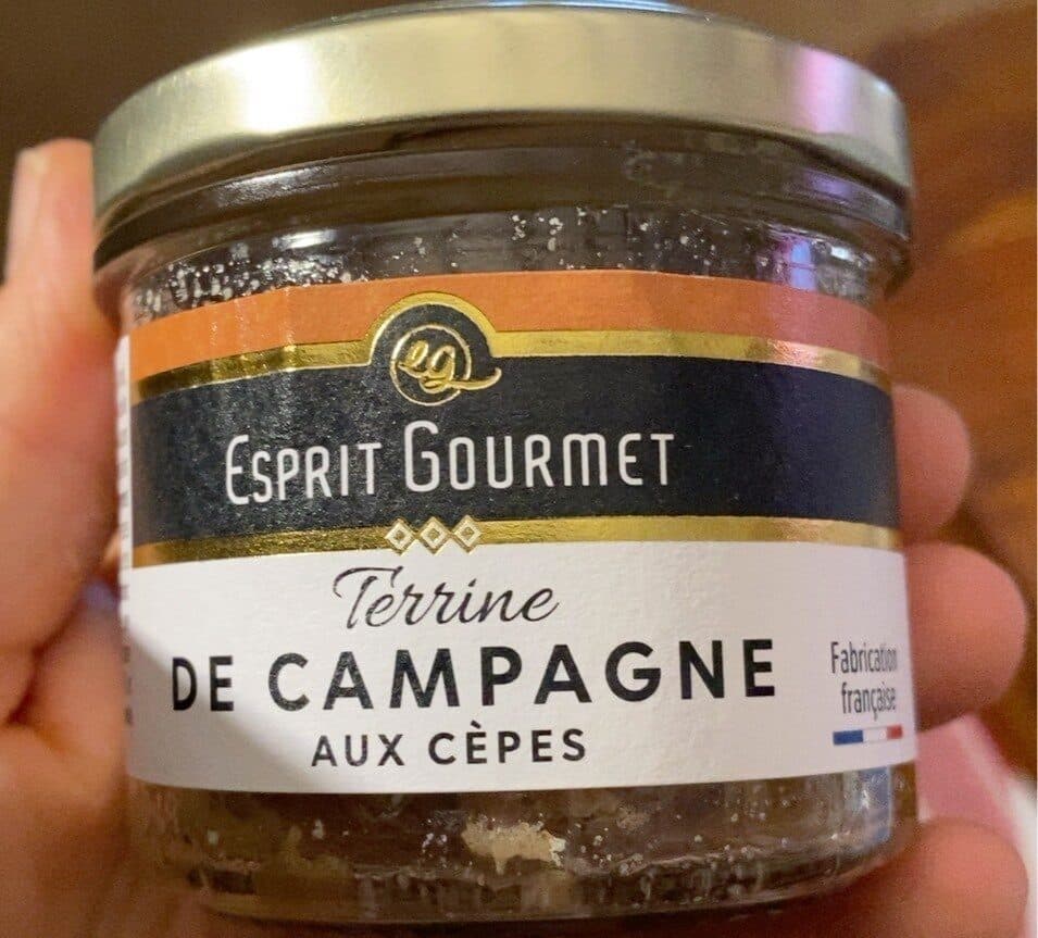 Esprit Gourmet Terrine de campagne aux cèpes packshot