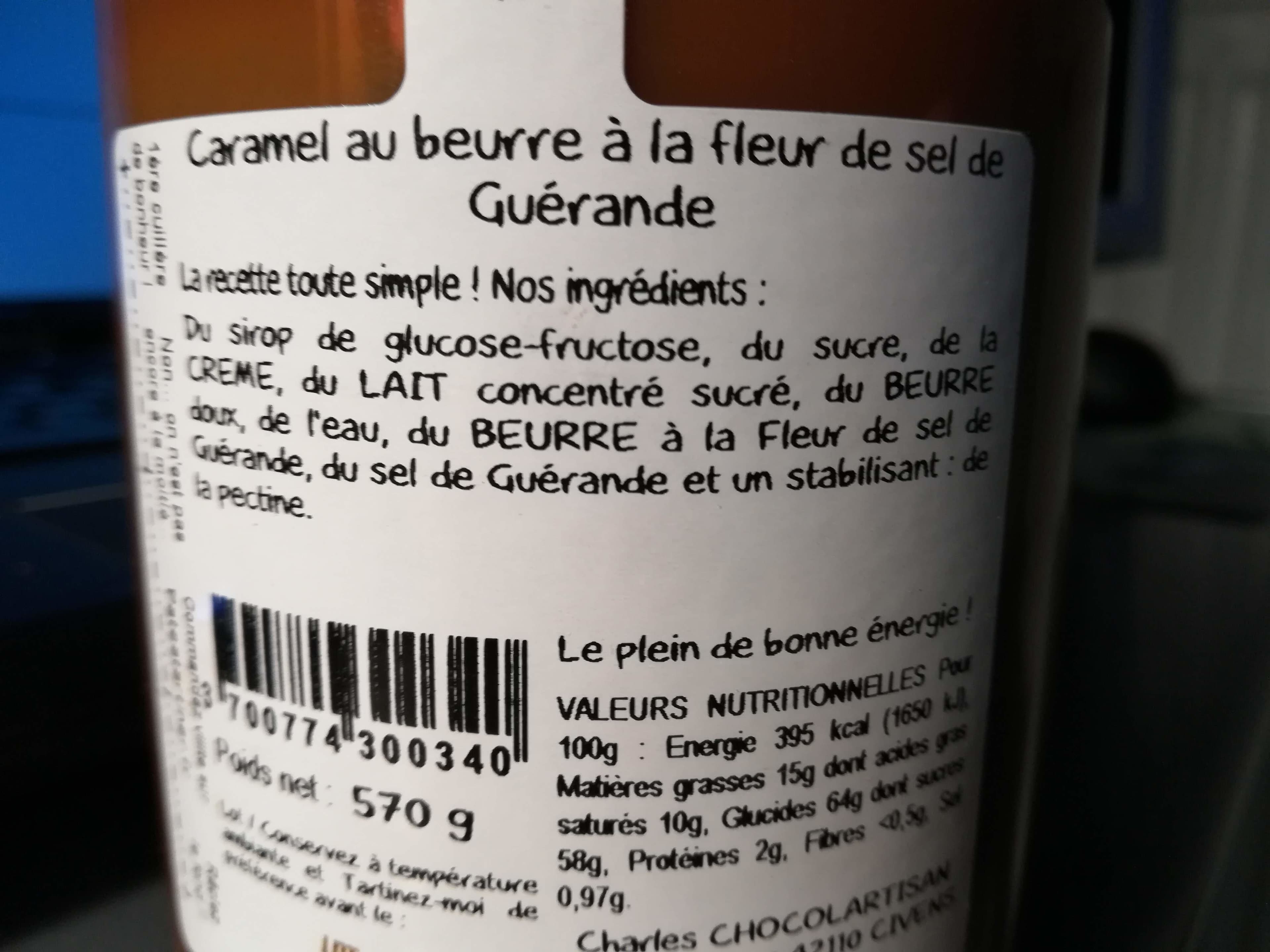 Charles Cholartisant Caramel au beurre salé packshot