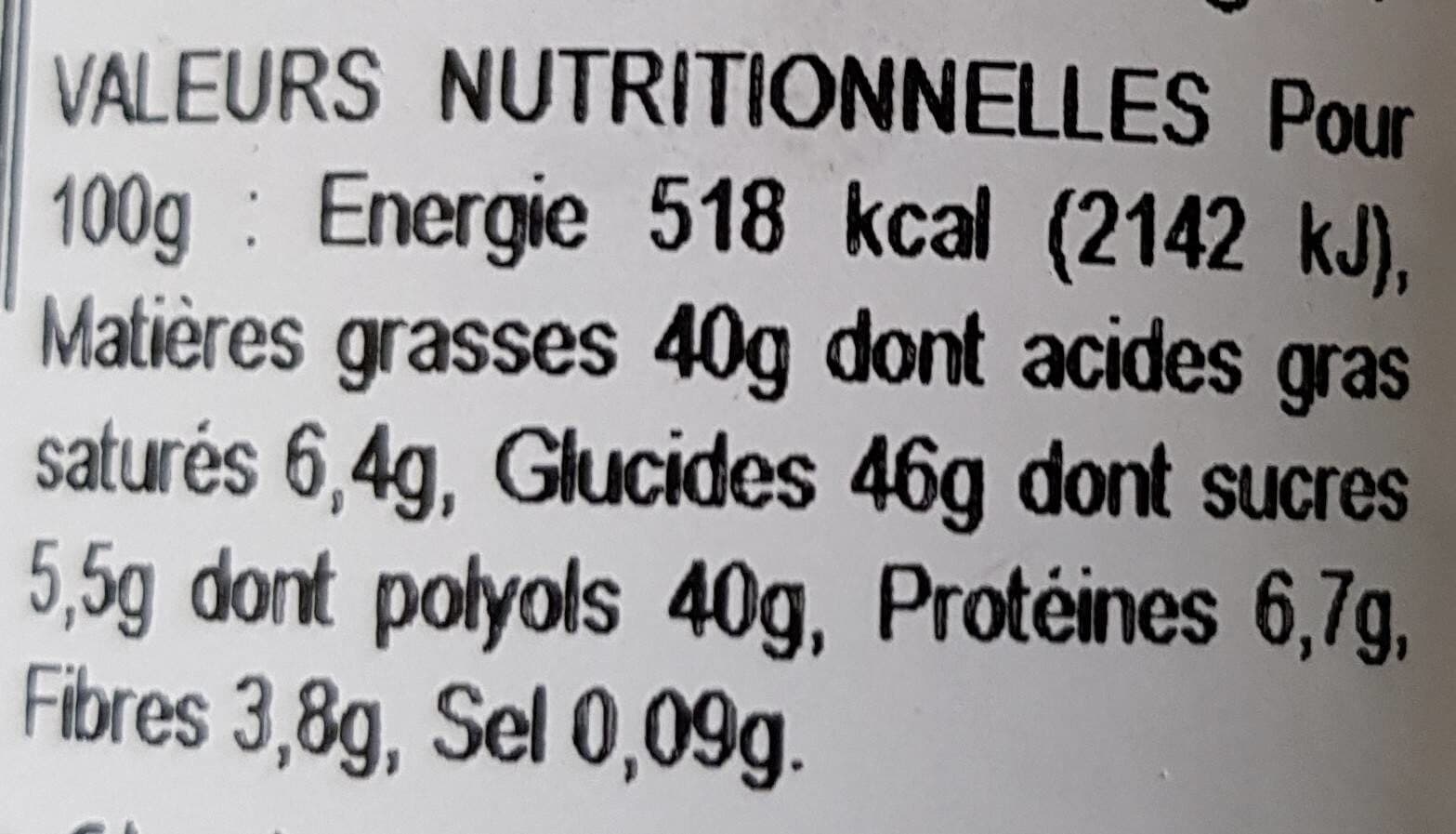CHARLES CHOCOLARTISAN Klasik sans sucres packshot