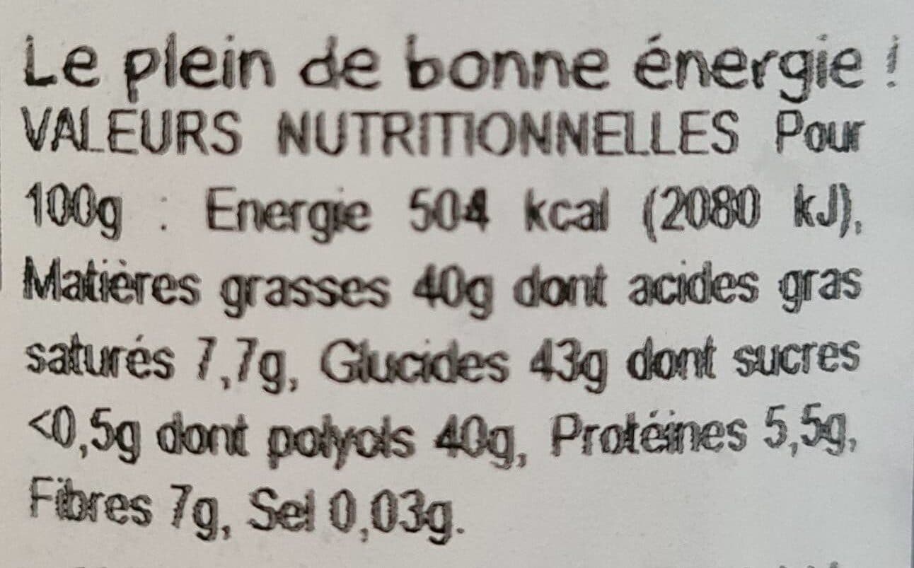 Charles chocolartisan Kepourtous, sans sucres, sans huile de palme packshot