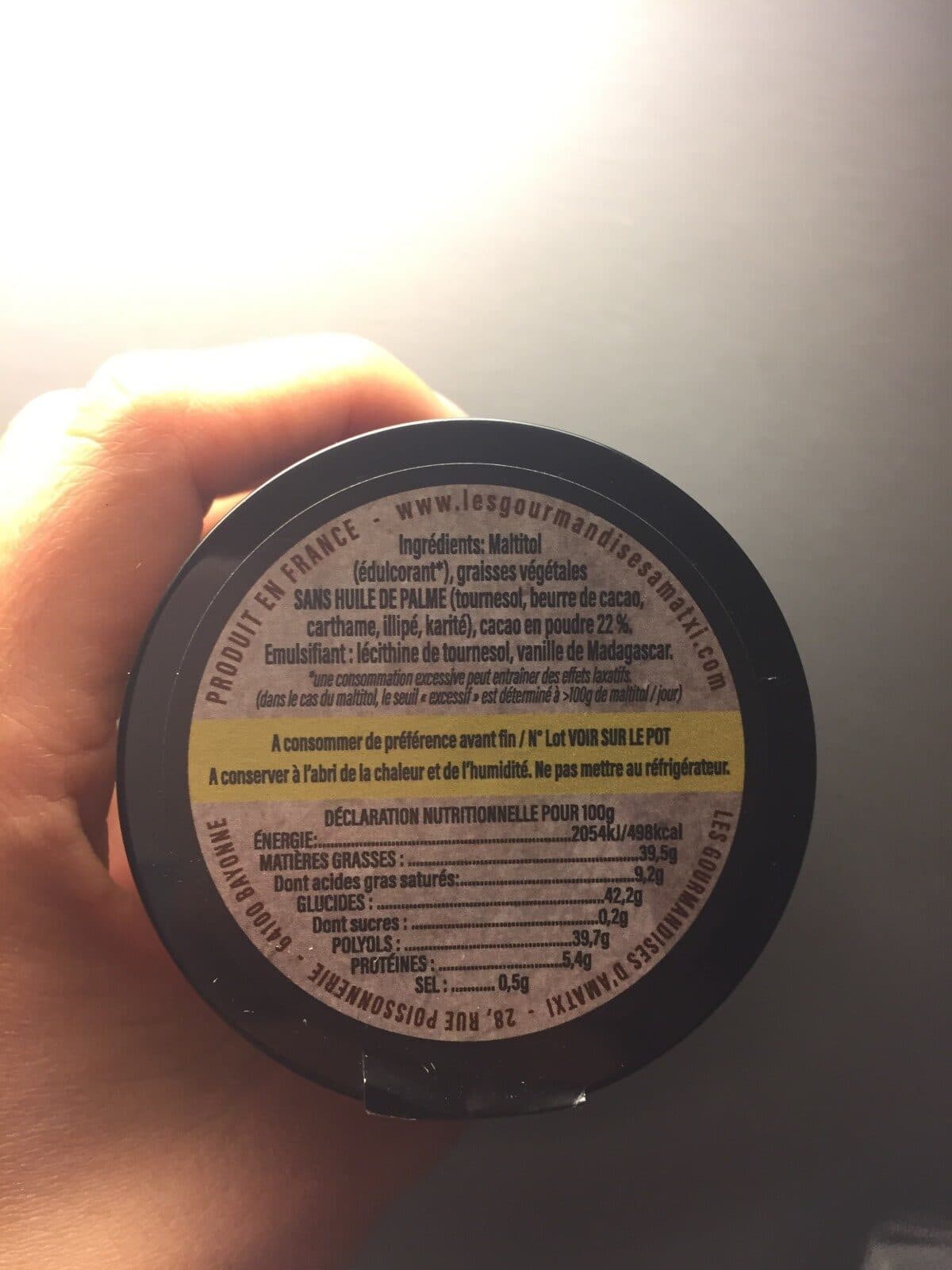 Open Food Facts PATE A TARTINER packshot