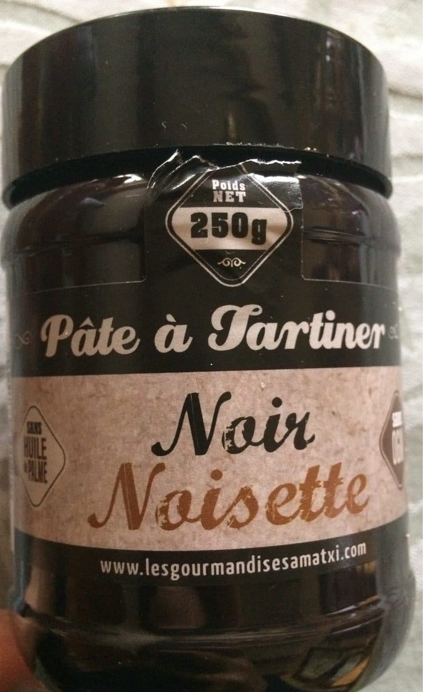Les Gourmandises D'amalxi Pate a tartiner noir noisette packshot