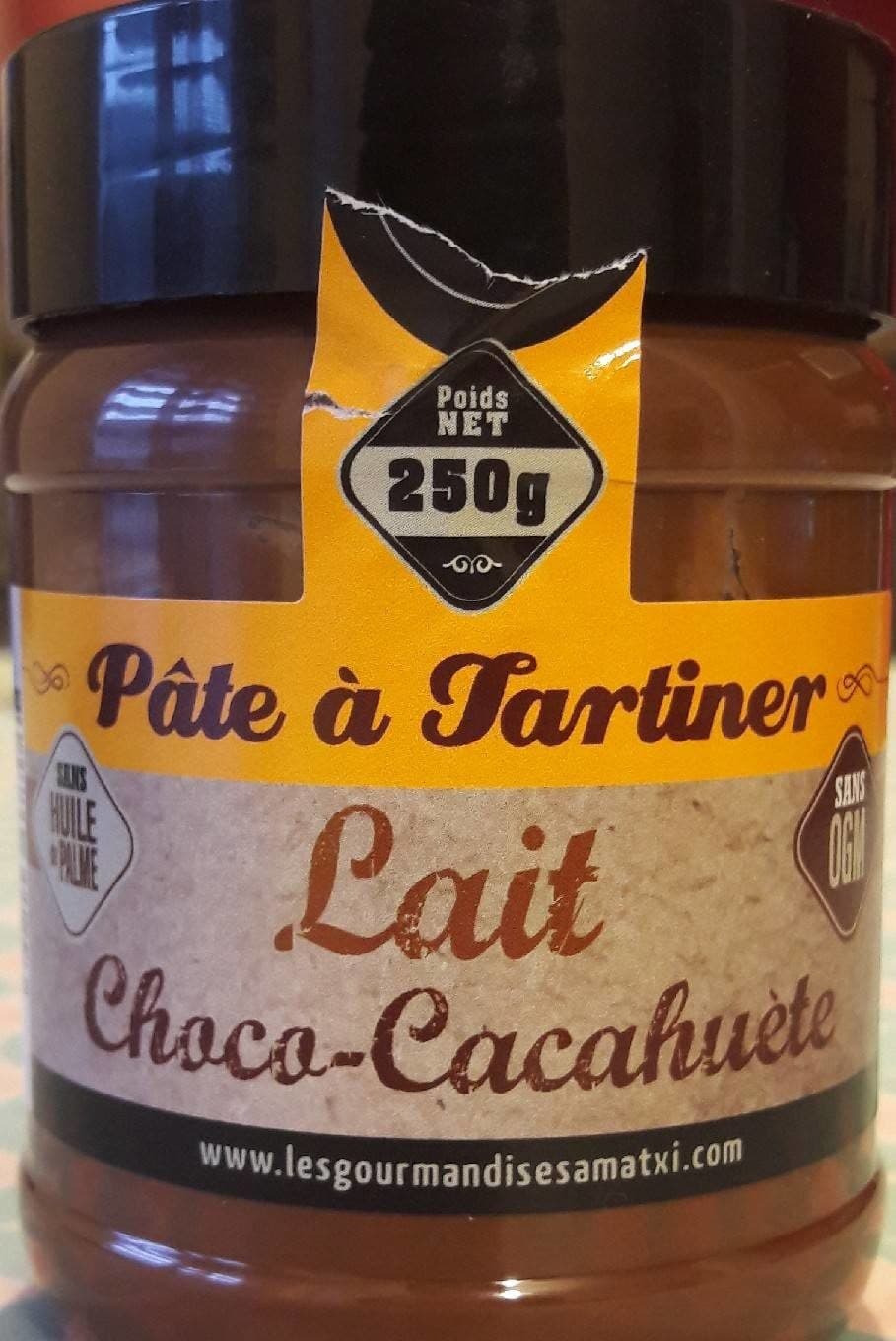 Les Gourmndises D'Amatxi Pâte à Tartiner Lait Choco-Cacahuète packshot