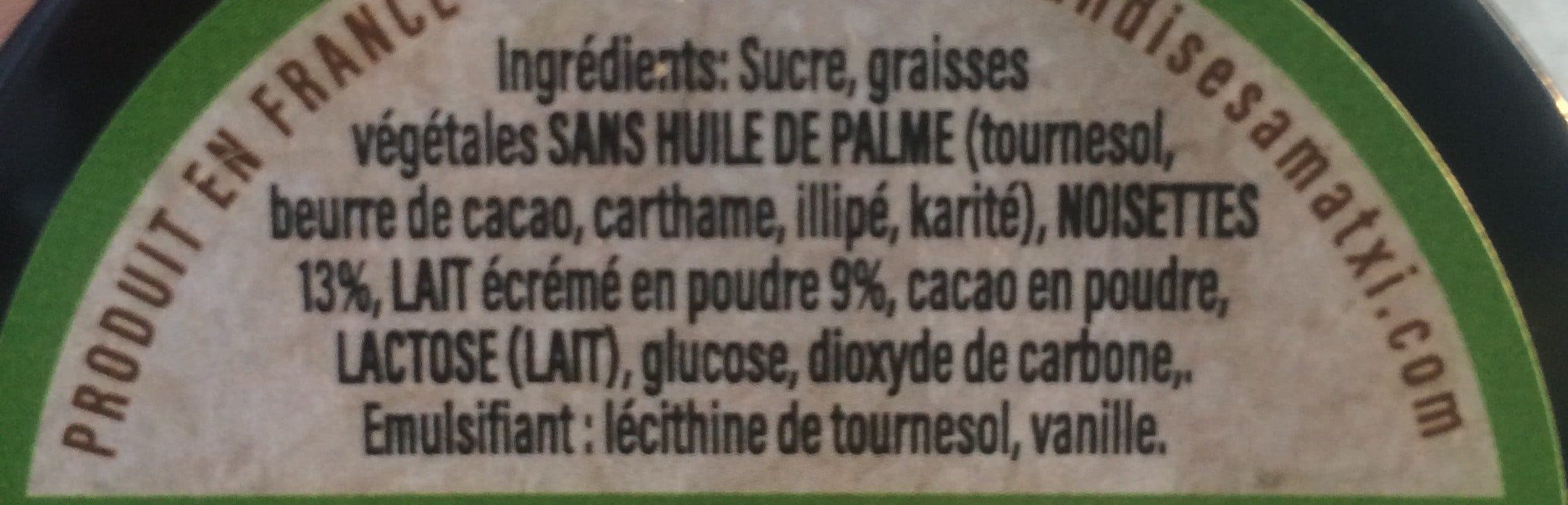 Open Food Facts Pâte à tartiner lait noisette pétillant packshot