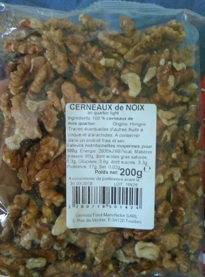 Geniuss Food Cerneaux de Noix packshot