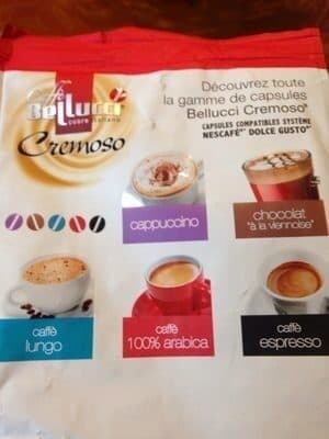 Belluci Cremoso Café packshot