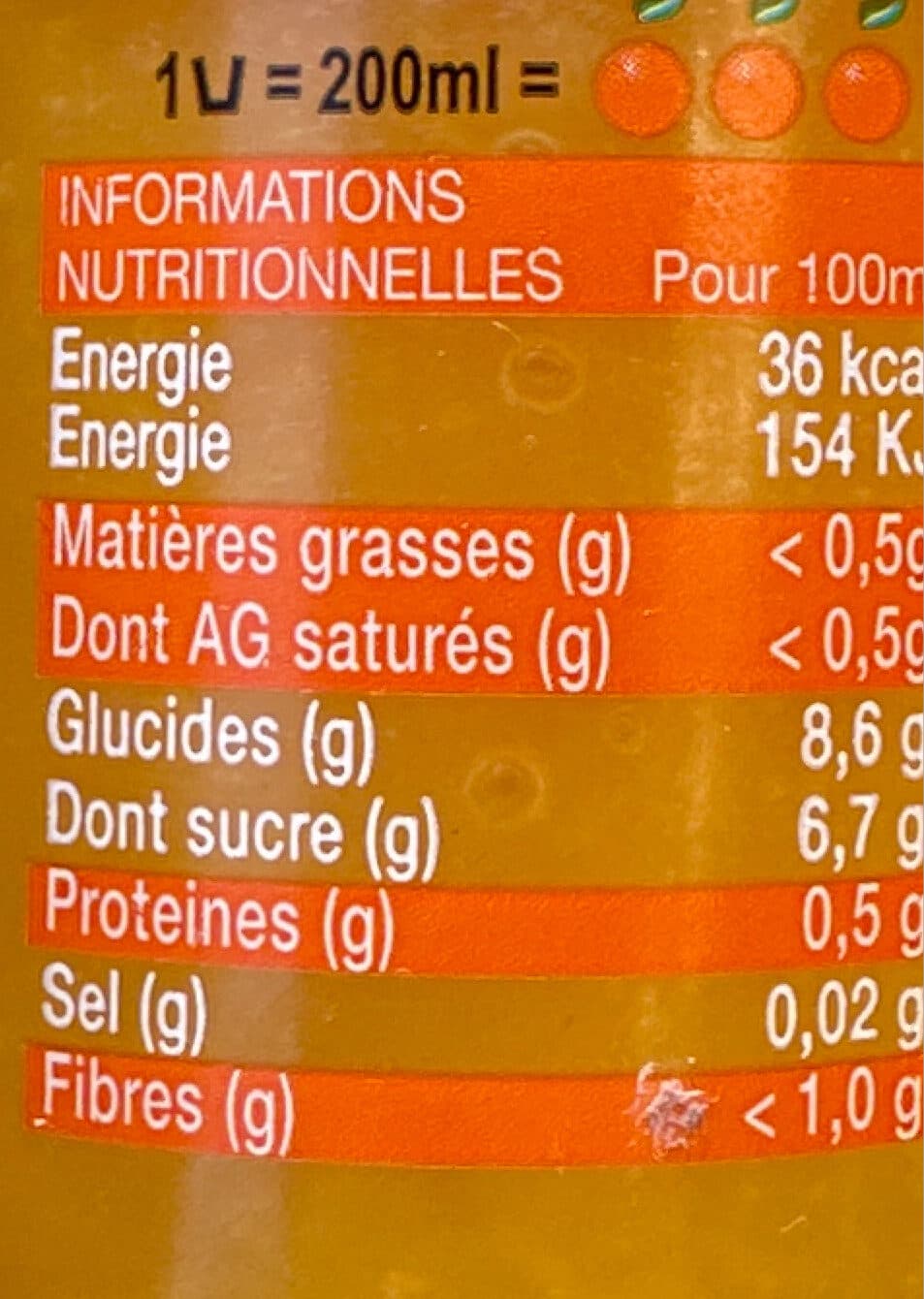 Bharlev Jus d'orange frais packshot