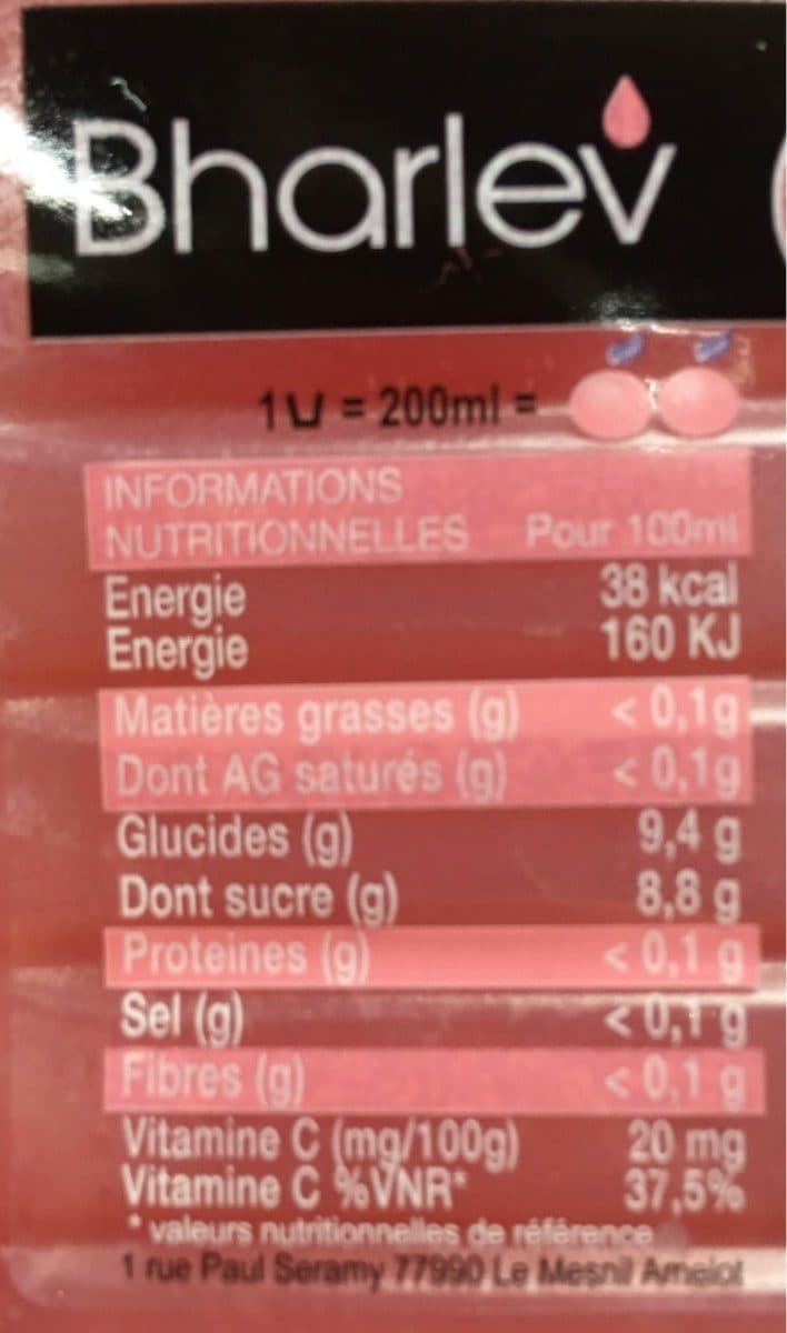 Open Food Facts 100% Jus de Pamplemousse Frais packshot