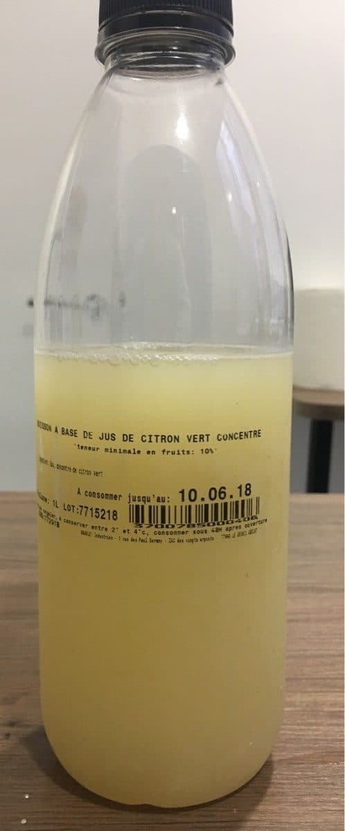 Open Food Facts Boisson de citron vert packshot