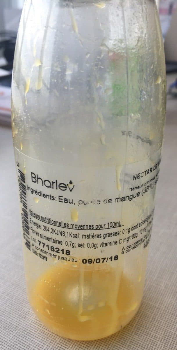 Open Food Facts Nectar de mangue packshot