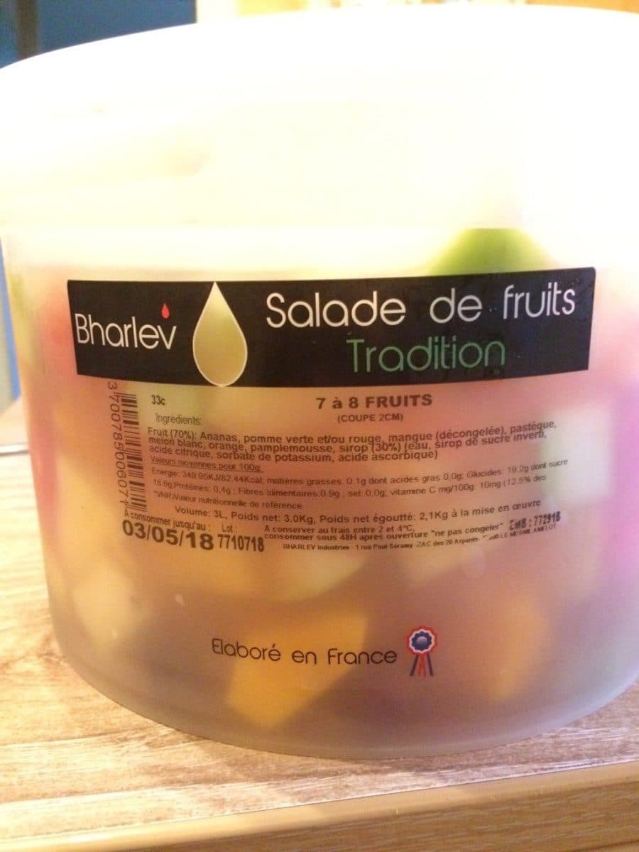 Bharlev Salade de fruits Tradition packshot