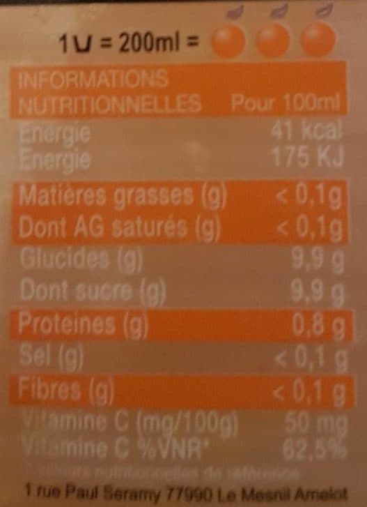Bharlev 100 % Jus d'Orange Frais packshot