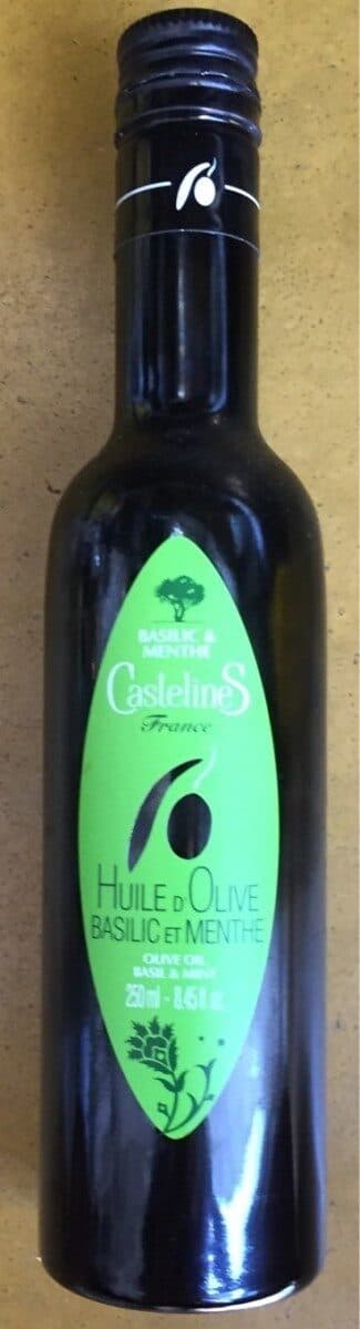 Open Food Facts Huile d'olive basilic et menthe packshot