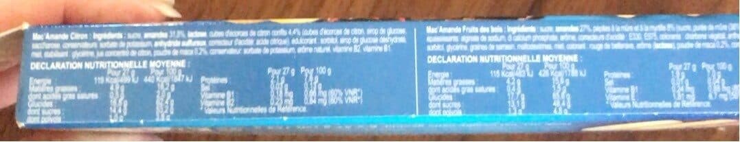 Fenioux Mac amande packshot
