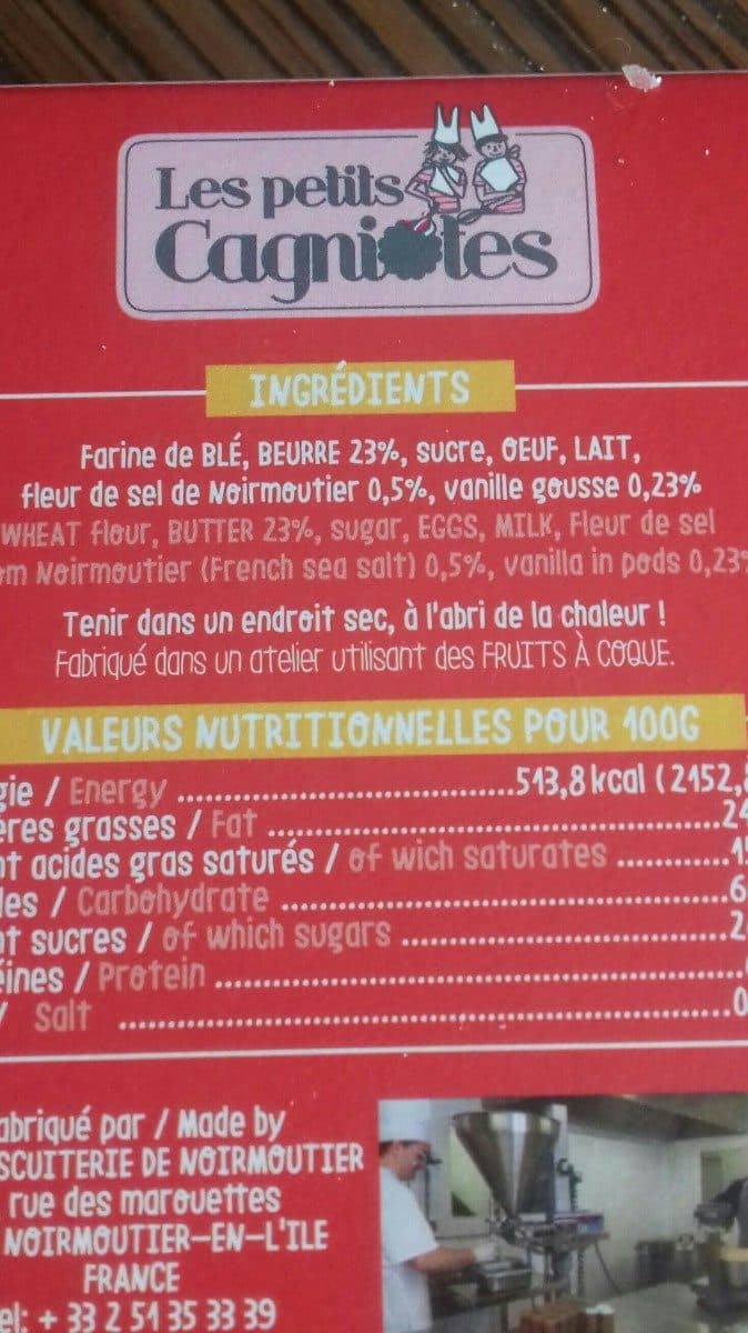 Open Food Facts Nos délicieux sablés vanille bourbon packshot