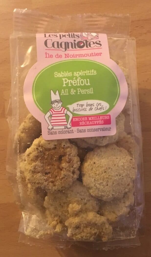 Les Petits Cagniotes Sable prefou ail et persil packshot