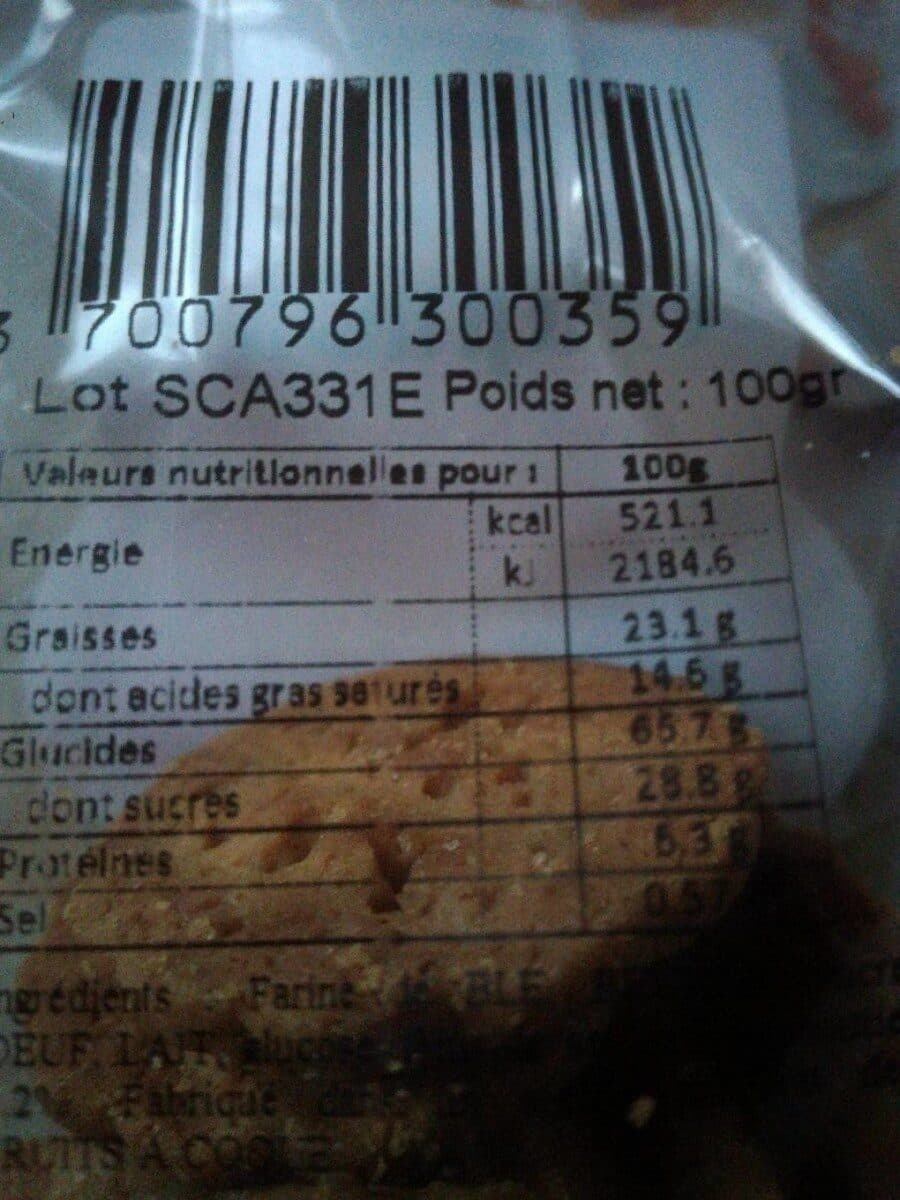 Les Petits Cagniotes Sablé caramel packshot