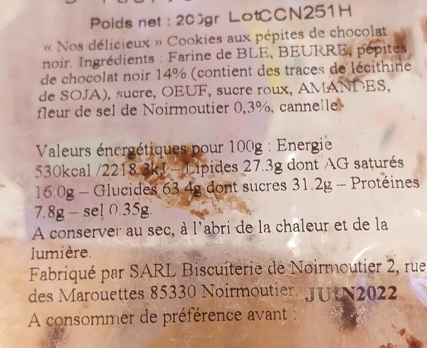Les Petits Cagniotes Le cookie aux pépites de chocolat packshot