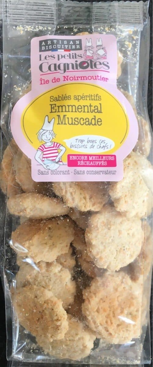 Les Petits Cagniotes Sablés apéritifs emmental muscade packshot