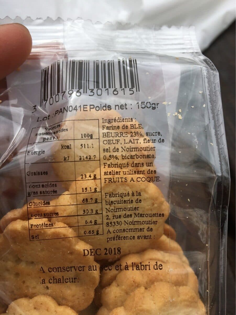 Open Food Facts Petits Noirmout' packshot
