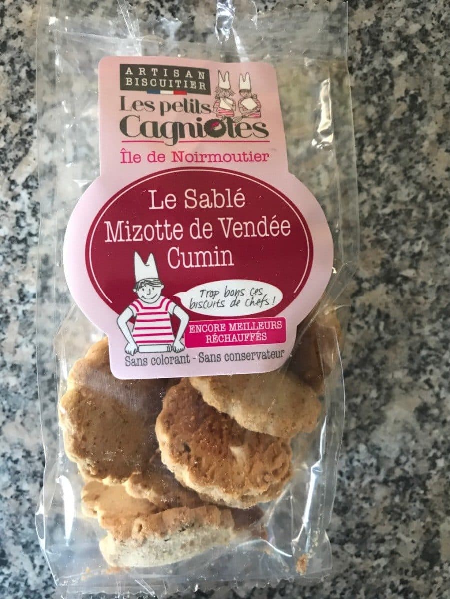 Les Petits Cagniotes Le Sablé Mizotte de Vendée Cumin packshot