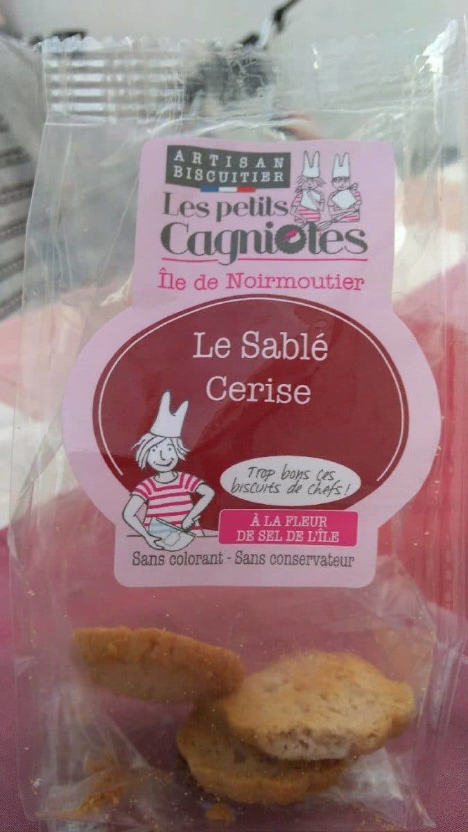 Les Petits Cagniotes Le Sablé Cerise packshot