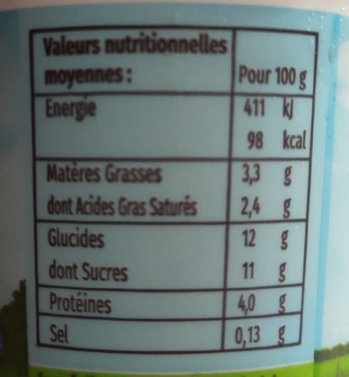 Laitière De Bourgogne Yaourt nature au lait entier packshot
