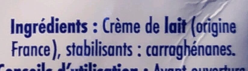 Faire France Crème fluide entière packshot