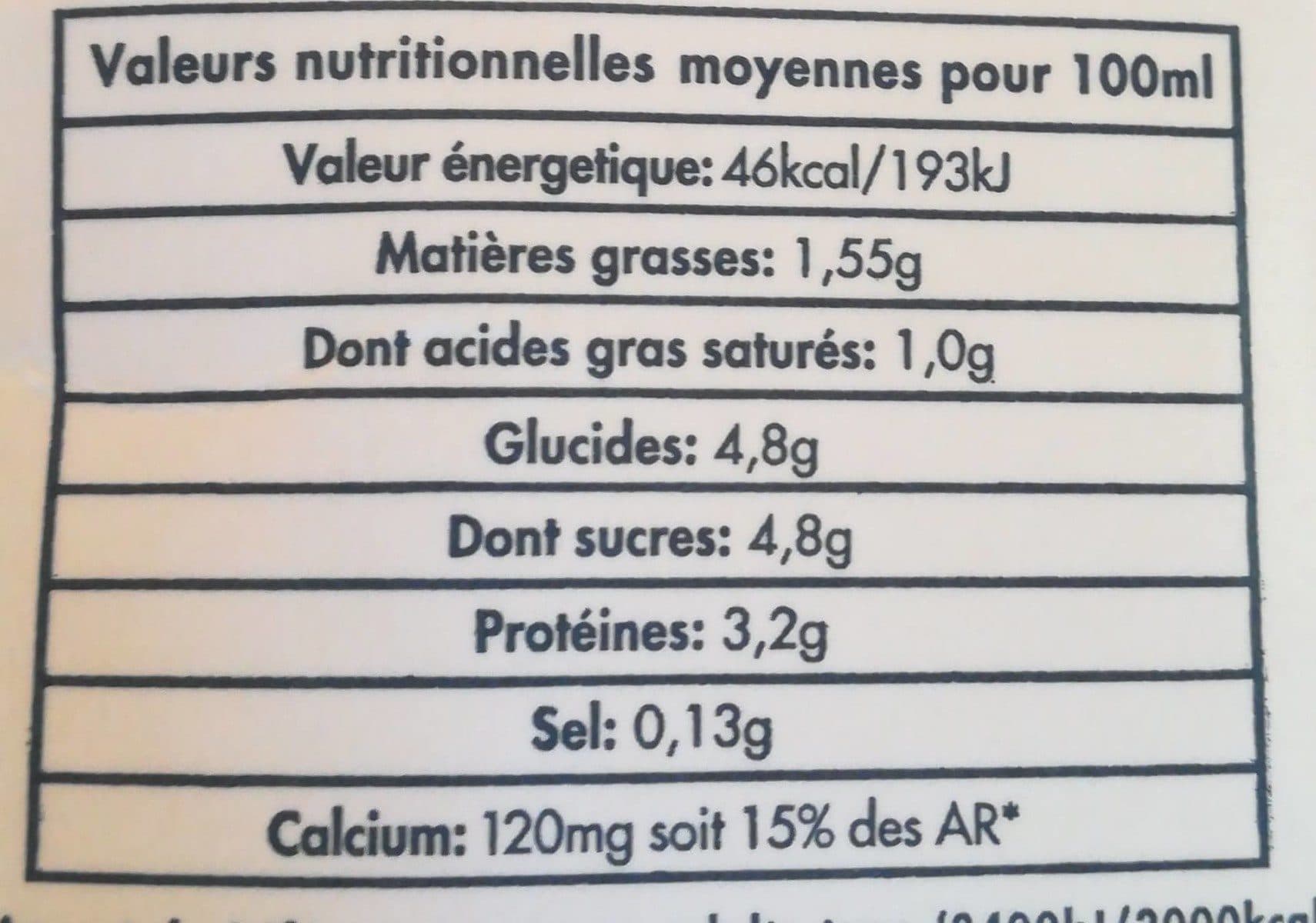 Fairefrance Le Lait Équitable Demi-écrémé packshot