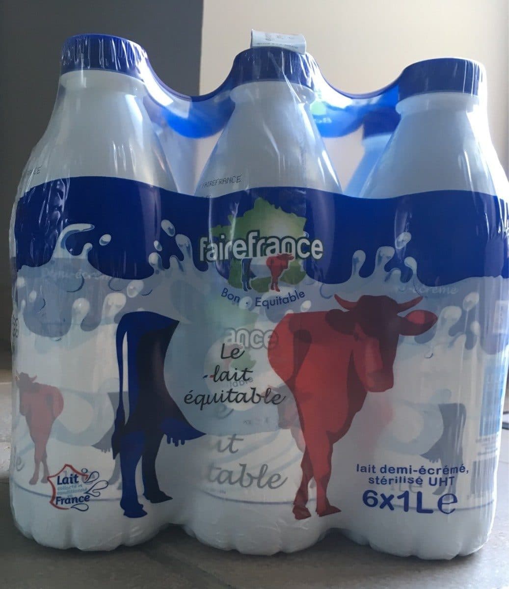 FaireFrance Lait demi ecreme packshot