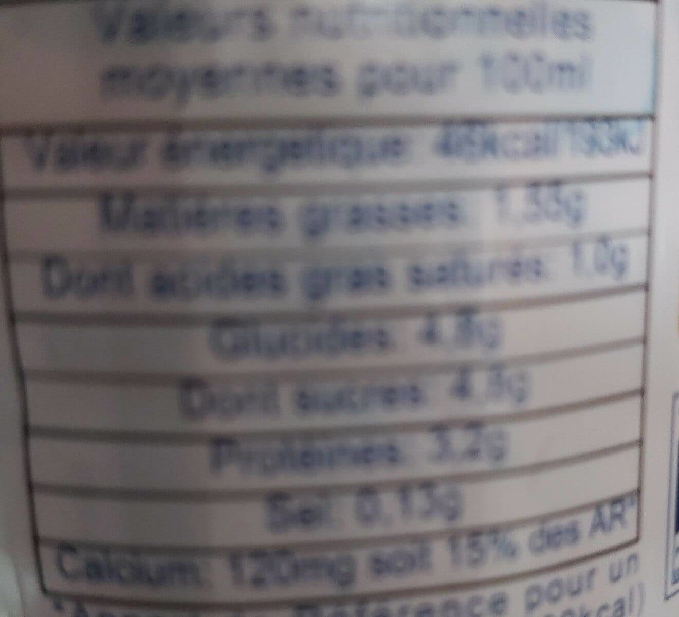 Faire France Le lait équitable demi-écrémé packshot