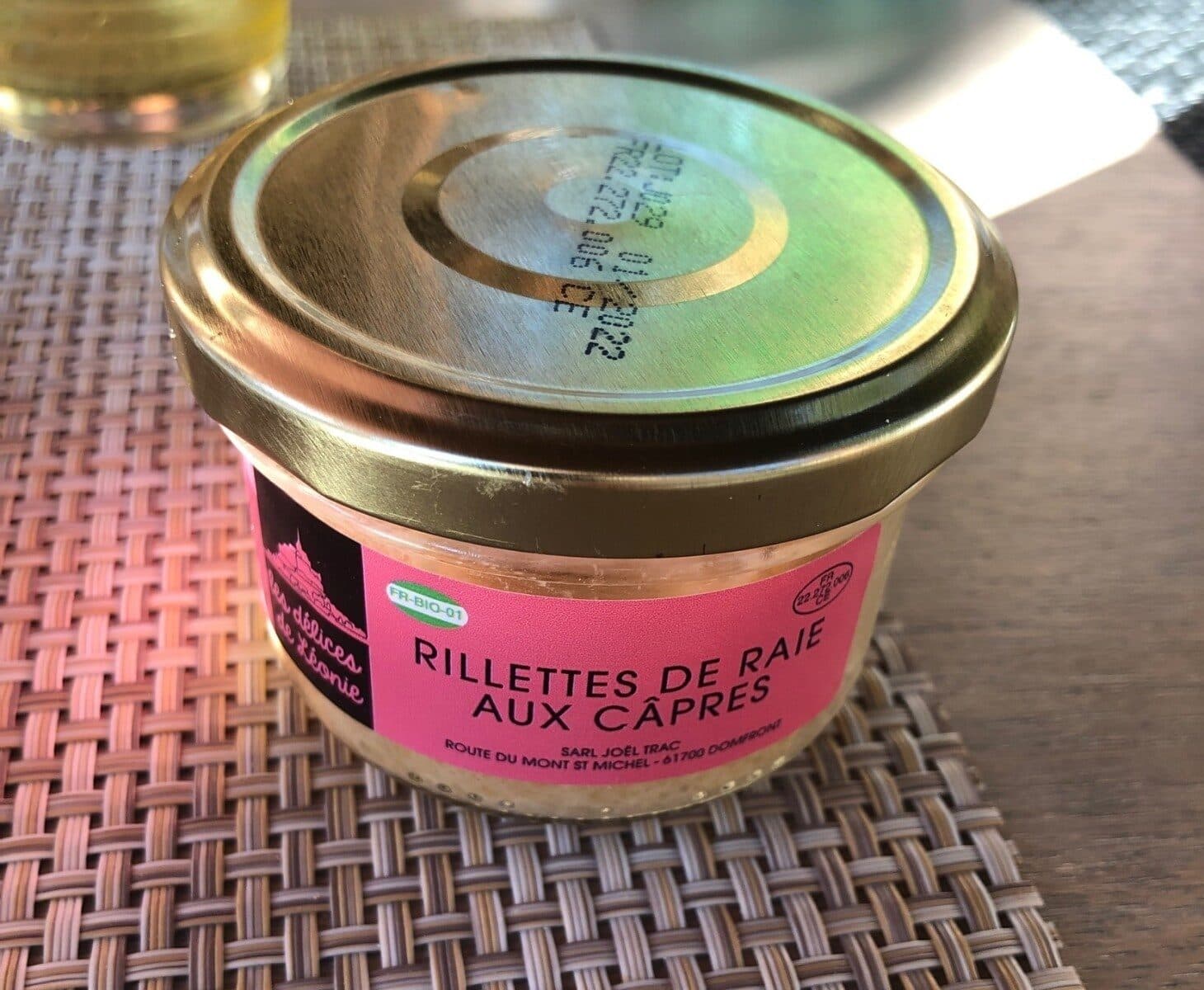 Les Délices de Léonie Rillettes de raie aux capres packshot