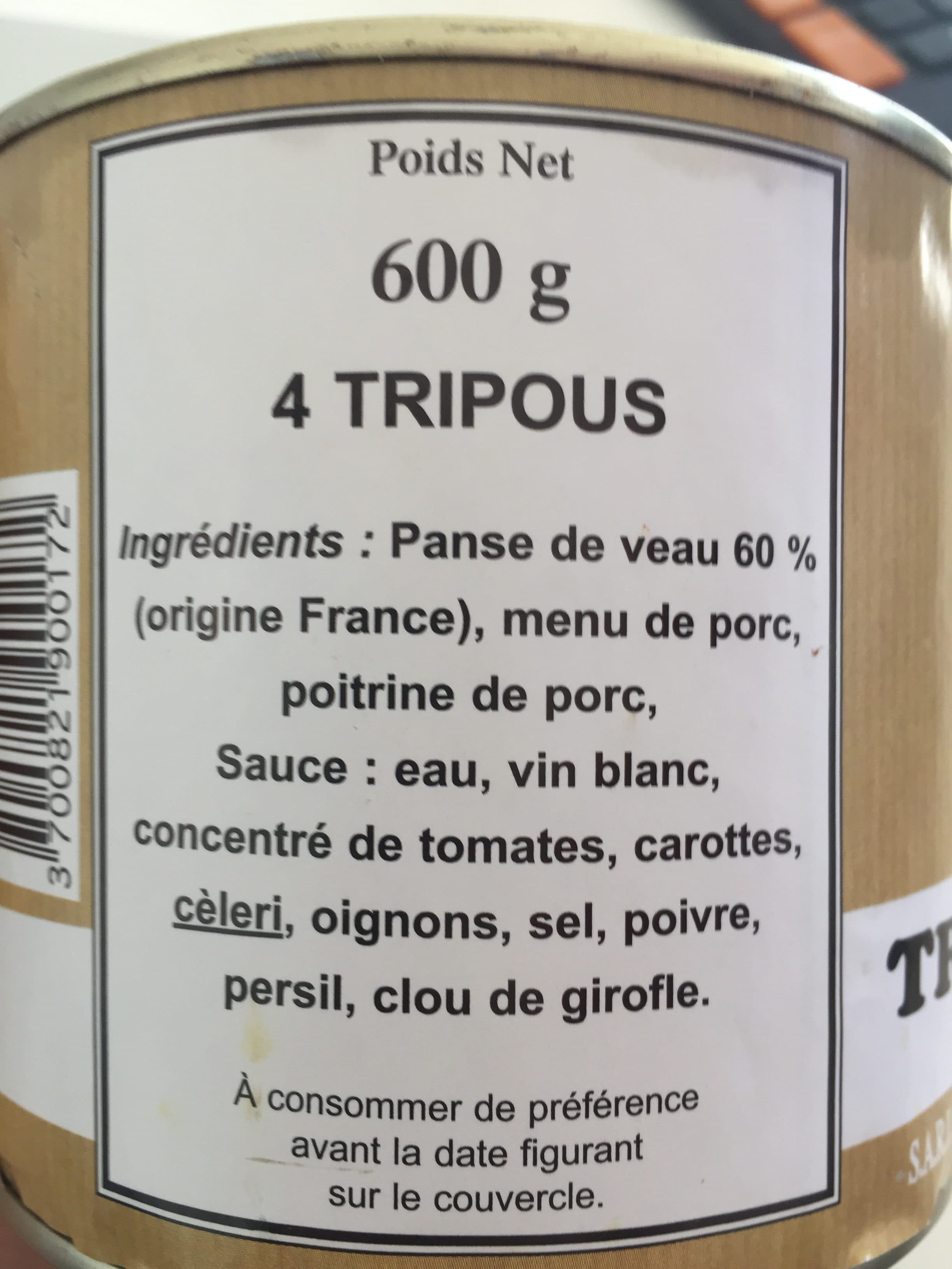 Jasse Larzou Tripous packshot