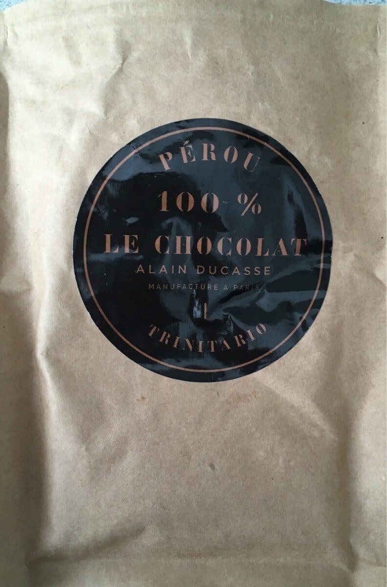 Alain Ducasse Tablette de chocolat noir signature Pérou 100% cacao packshot