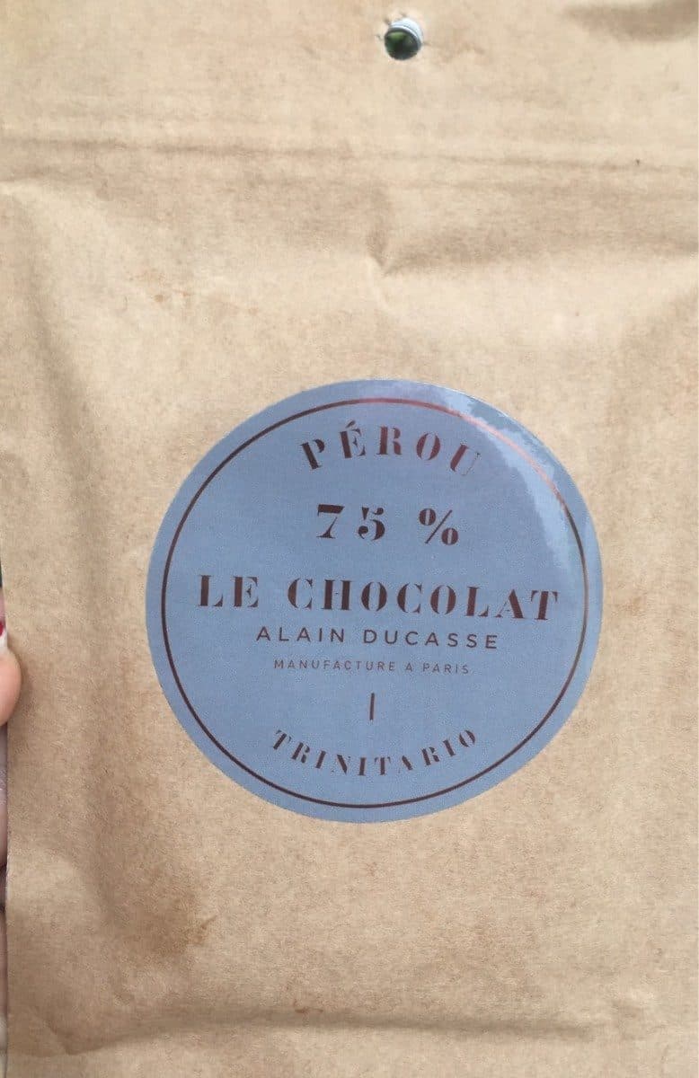 Alain Ducasse Chocolat Perou packshot