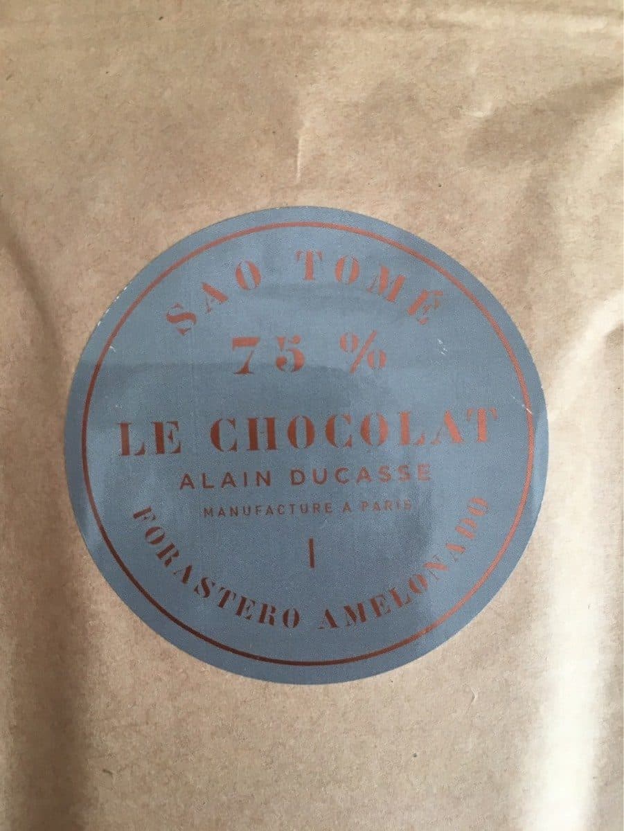 Alain Ducasse Sao Tomé 75% de cacao packshot