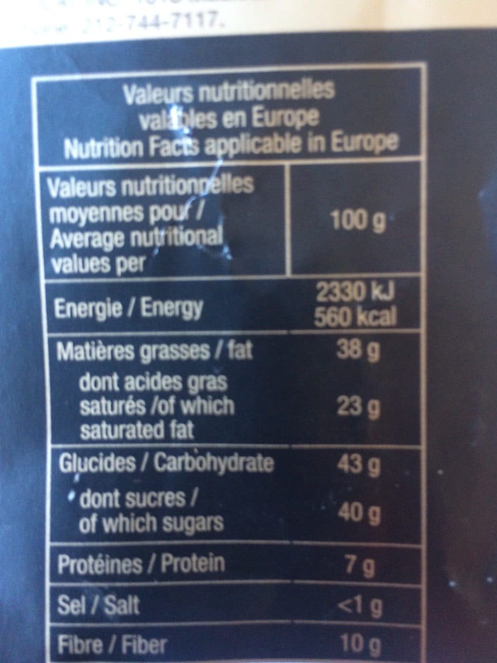 LA MAISON DU CHOCOLAT Kuruba Noir Chocolat packshot