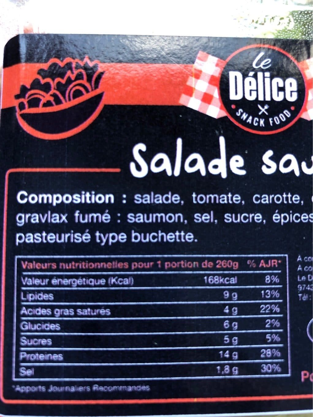 Le Delice Salade de saumon packshot