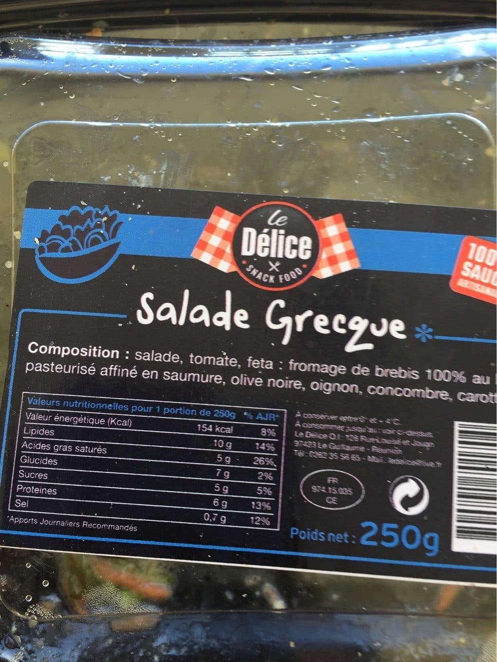 Le Delice Salade grecque packshot