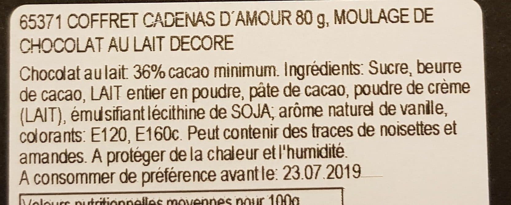 Open Food Facts Chocolat packshot