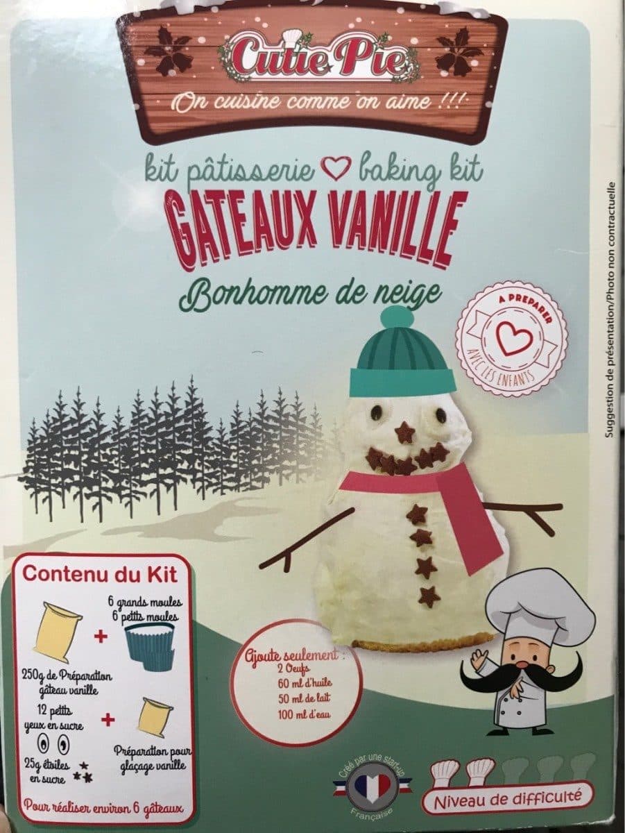 Open Food Facts Gateaux vanille packshot