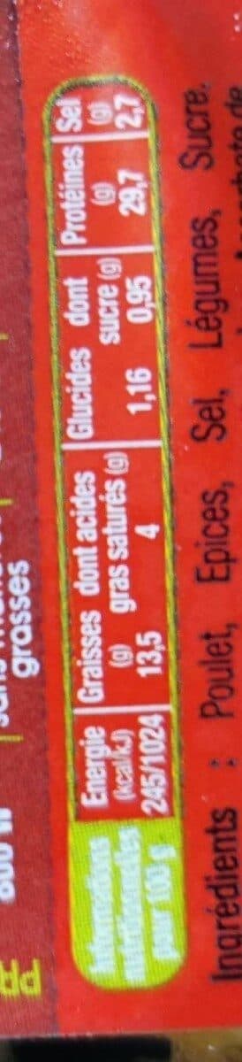 Open Food Facts Poulet rôti spicy packshot