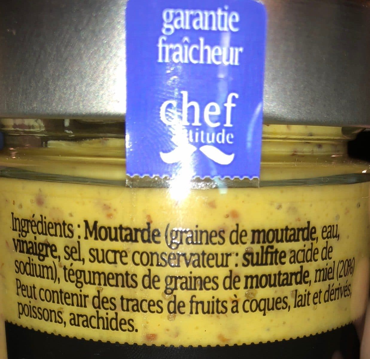 Chef Attitude Moutarde fine au Miel packshot