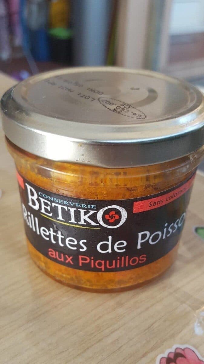 Conserverie BETIKO Rillettes de poissons aux piquillos packshot