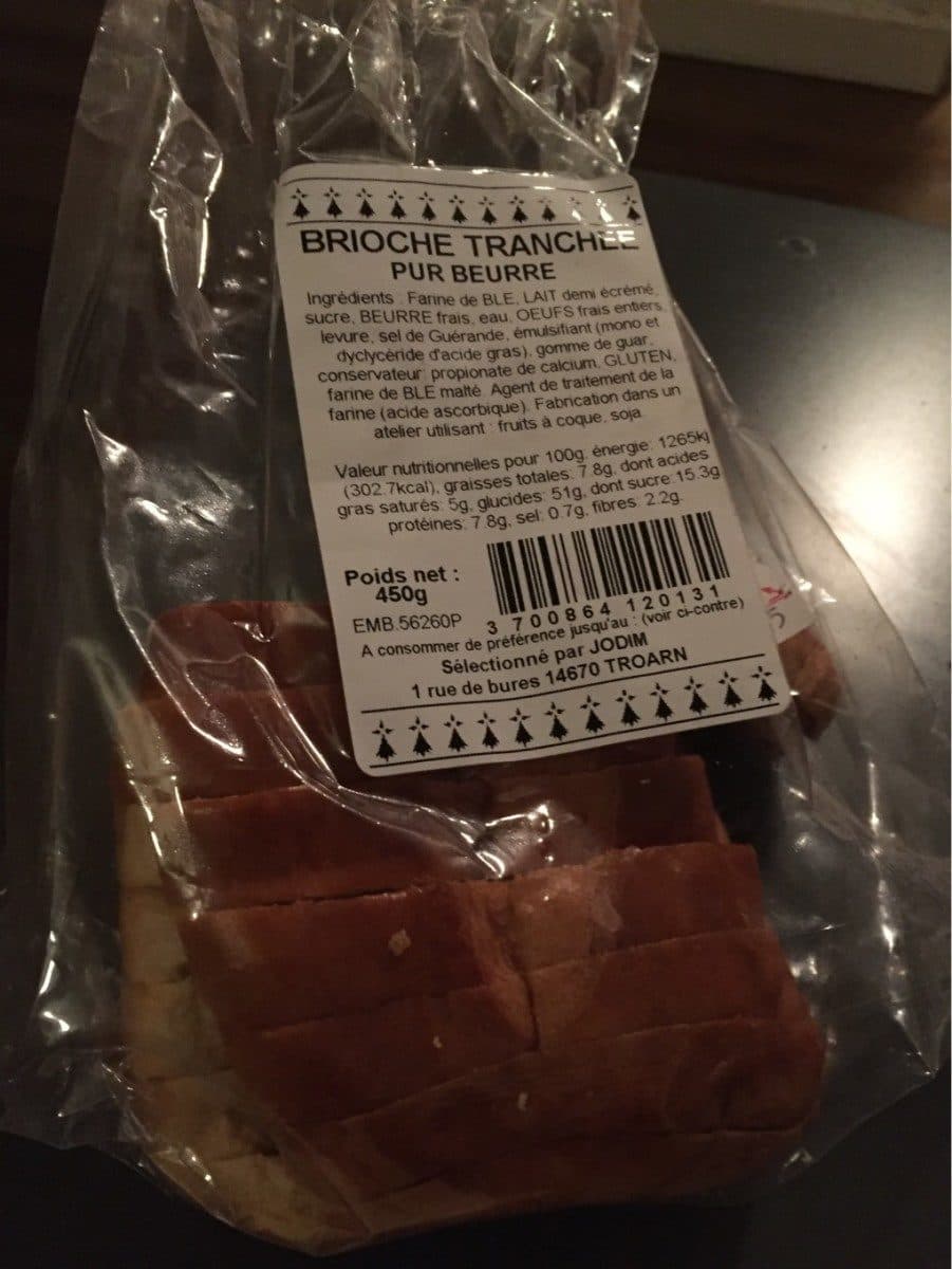 Open Food Facts Brioche tranchee packshot