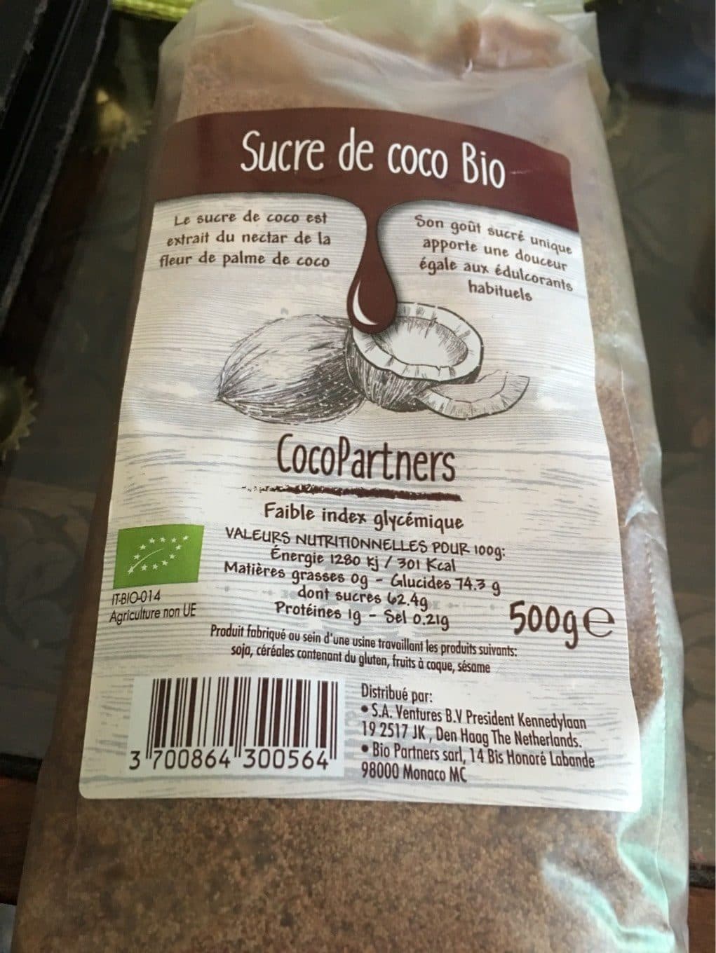 CocoPartners Sucre de coco bio packshot