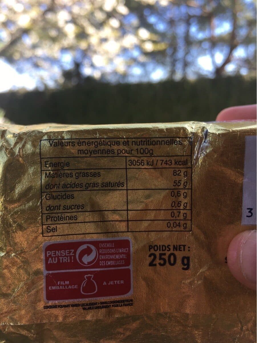 Open Food Facts Beurre de Franche comte packshot